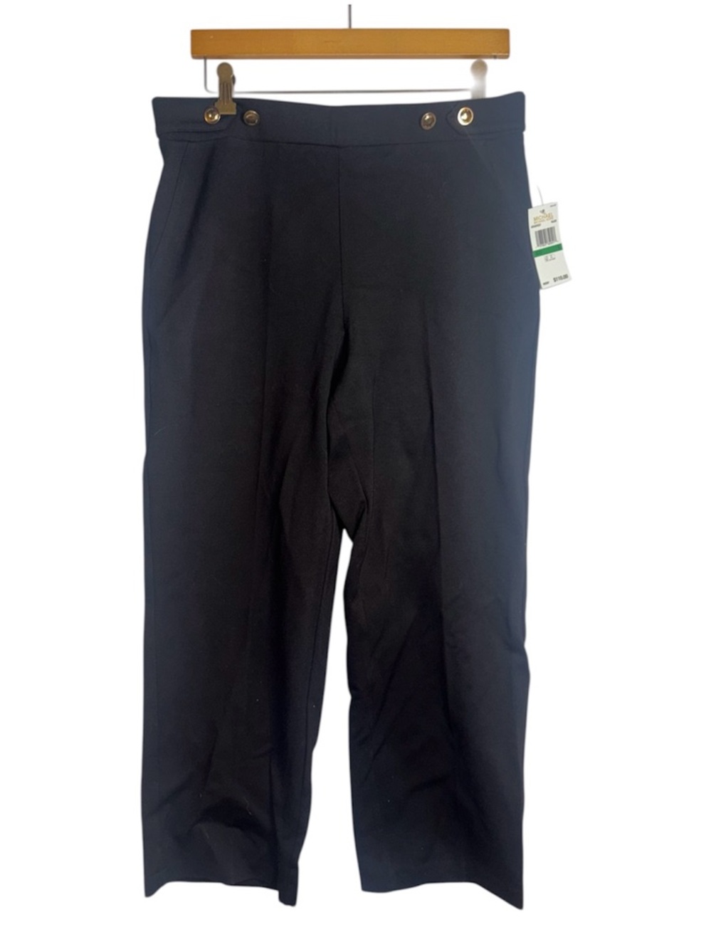 Michael Kors Straight Ankle High Rise Pull-On Women's Dress Pants Size Large